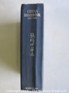 Book: "China Handbook; 1937-1943; Compiled by The Chinese Ministry of Information