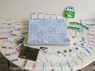 Collection of Cheese placards and hundreds of sheets of specialized cheese breathable wrapping paper