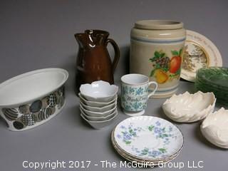 Collection including pottery, porcelain and ceramics