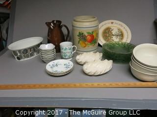 Collection including pottery, porcelain and ceramics