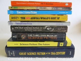 Collection of science fiction books 