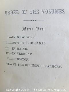 Set of 6 vol: Travel books by Jacob Abbott; 1835