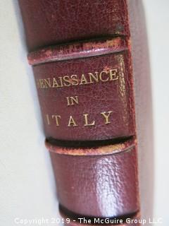 Book: "The Renaissance in Italy"; (taken from the work of John Addington Symonds by Lt. Colonel Alfred Pearsons); London