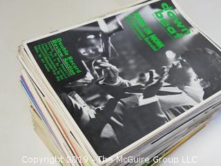 Collection of 40 issues of 1960's "Down Beat" Jazz Magazine