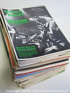 Collection of 40 issues of 1960's "Down Beat" Jazz Magazine