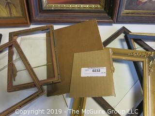 Assortment of wooden frames