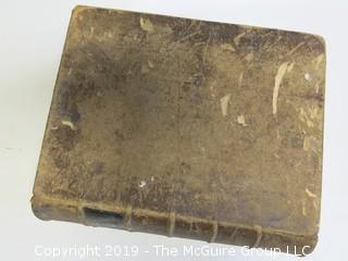 Leather Bound American Dictionary of the English Language; by Noah Webster; 1852; published by George and Charles Merriam; Springfield, MA