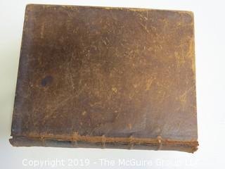 Leather Bound American Dictionary of the English Language; by Noah Webster; 1854; published by George and Charles Merriam; Springfield, MA