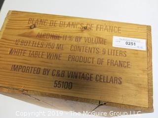 Wooden Wine Crate 