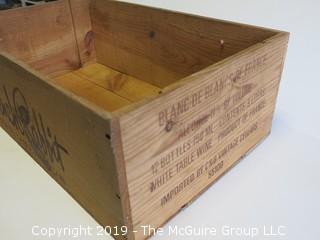 Wooden Wine Crate 