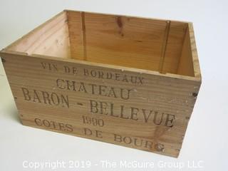 Wooden Wine Crate 