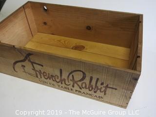 Wooden Wine Crate 