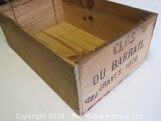 Wooden Wine Crate 