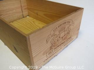 Wooden Wine Crate 