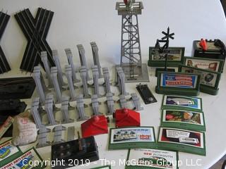 O Gage Model RR Track, Car, Engine, Switches, Transformer and Lots of Accessories