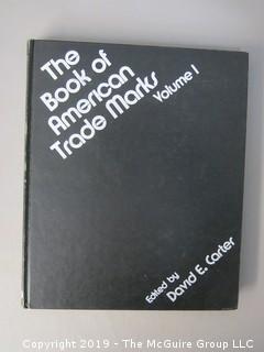 Book: "The Book of American Trade Marks: Vol. I; by David E. Carter