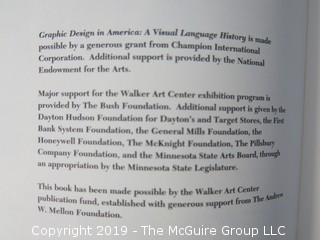 Book: "Graphic Design in America: A Visual Language History"; 1989 Exhibition of AIGA