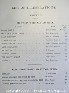 Book: "Character Sketches of Romance Fiction and the Drama"; by Rev. E. Cobham Brewer, LL.D.; Vol I and II; ; published by Selmar Hess; 1902; leather bound