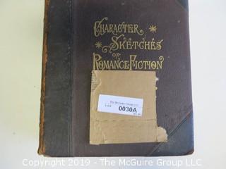 Book: "Character Sketches of Romance Fiction and the Drama"; by Rev. E. Cobham Brewer, LL.D.; Vol I and II; ; published by Selmar Hess; 1902; leather bound