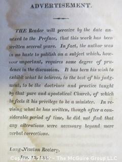 Book: "A Practical Treatise on tyhe Ordinary Operations of the Holy Spirit"; by Rev. G.S. Faber, B.D; published by Eastburn, Kirk and Co.; NY, 1814 (leather bound)