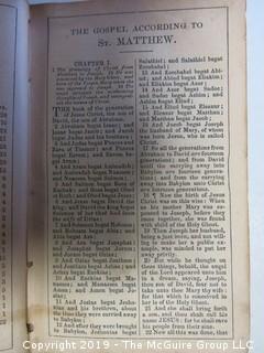 (4) Books: "Poems by William Cowper, Esquire"; "The Task: A Poem in Six Books.To Which is Added Tirocinium: A Review of Schools by William Cowper; 1791" (Boston); "Child at Home" by John S. C. Abbott; published by the American Tract Society; 1833; and "The New Testament"; published by The American Bible Society , 1861