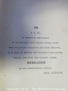 (4) Books: "Walden", by Henry D. Thoreau; copyright 1910 by Thomas Y. Crowell and Co.; "Treasure Island" by Robert Lewis Stephenson, published by Henry Altemus, Philadelphia; "Murders of The Rue Morgue" by Edgar Allen Poe,  printed and bound by Trow's, New York and published by John W. Lovell Co., New York;  "The Age of Fable" by Thomas Bulfinch, published by S. W. Titlon, Boston; 1881