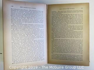 (4) Books: "Walden", by Henry D. Thoreau; copyright 1910 by Thomas Y. Crowell and Co.; "Treasure Island" by Robert Lewis Stephenson, published by Henry Altemus, Philadelphia; "Murders of The Rue Morgue" by Edgar Allen Poe,  printed and bound by Trow's, New York and published by John W. Lovell Co., New York;  "The Age of Fable" by Thomas Bulfinch, published by S. W. Titlon, Boston; 1881