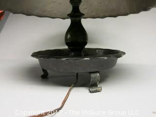 Handmade metal table lamp 