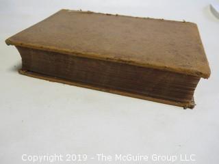 Leather Book: "Life on the Mississippi" by Mark Twain; published by James R. Osgood and Co.; Boston; 1883