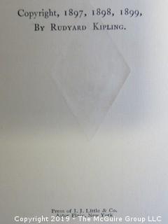 (5) Books by Rudyard Kipling: "The Naulahka: A Story of West and East"; "Rewards and Fairies"; "Stalky & Co."; "The Five Nations"; "Actions and Reactions".