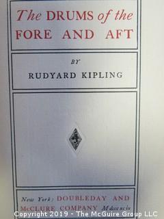 (4) Books by Rudyard Kipling: "The Drums of Fore and Aft"; "Without Benefit of Clergy"; "The Courting of Dinah Shadd" and "The Incarnation of Krishna Mulvaney"