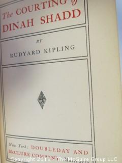 (4) Books by Rudyard Kipling: "The Drums of Fore and Aft"; "Without Benefit of Clergy"; "The Courting of Dinah Shadd" and "The Incarnation of Krishna Mulvaney"