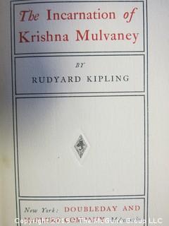 (4) Books by Rudyard Kipling: "The Drums of Fore and Aft"; "Without Benefit of Clergy"; "The Courting of Dinah Shadd" and "The Incarnation of Krishna Mulvaney"