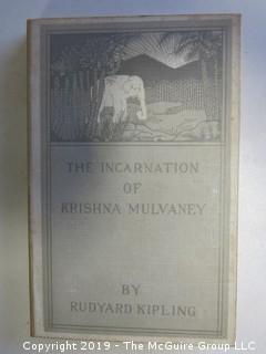 (4) Books by Rudyard Kipling: "The Drums of Fore and Aft"; "Without Benefit of Clergy"; "The Courting of Dinah Shadd" and "The Incarnation of Krishna Mulvaney"