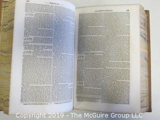 (2) Leather Bound Volumes:  "Ancient History of the Egyptians, Carthaginians, Assyrians, Babylonians,  Meds and Persians, Grecians and Macedonians" by Charles Rollin, published by Applegate and Co., Cincinnati, 1860