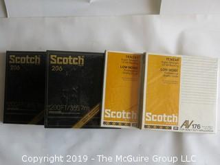 (4) Sealed NIB Scotch 7" Reel to Reel Tapes