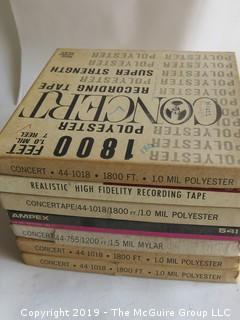 (12) 7" Reel to Reel Tapes; Recorded On