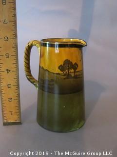 Royal Doulton English Hand Painted Ceramic Pitcher