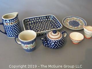 Collection of Polish Pottery