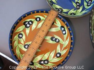 "Gates Ware" Pasta Bowl Set; by Laurie Gates