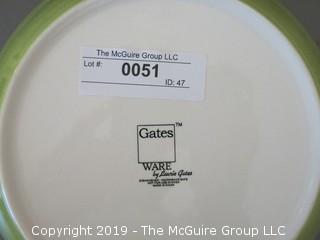 "Gates Ware" Pasta Bowl Set; by Laurie Gates