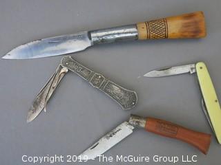 Collection of folding knives