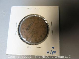 1833 Upper Canada Half-Penny Coin