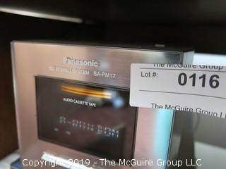 Panasonic SA-PM17 CD Stereo System with detached speakers 