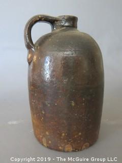 Salt Glazed Antique Jug; 9 1/4" T