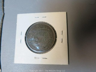 1842 Bank of Montreal half-penny