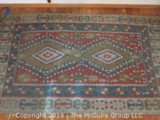 41 x 78" Hand Woven Geometric Rug