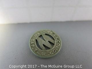 Collection of 48 U.S. Transit Tokens: Trains, Streetcars, City Buses, Underground Trains, Metro and Ferries