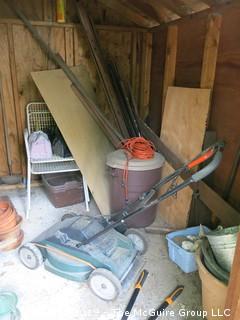 Contents of shed