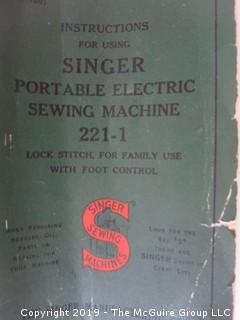 Singer Portable Electric Sewing Machine 221-1